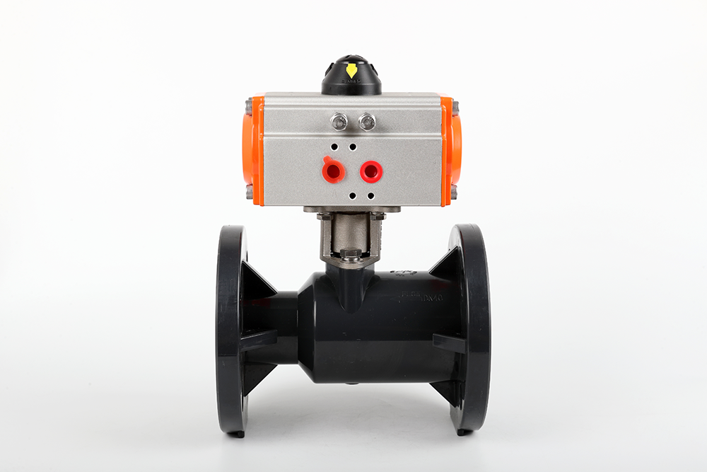 乌审气动法兰一体球阀